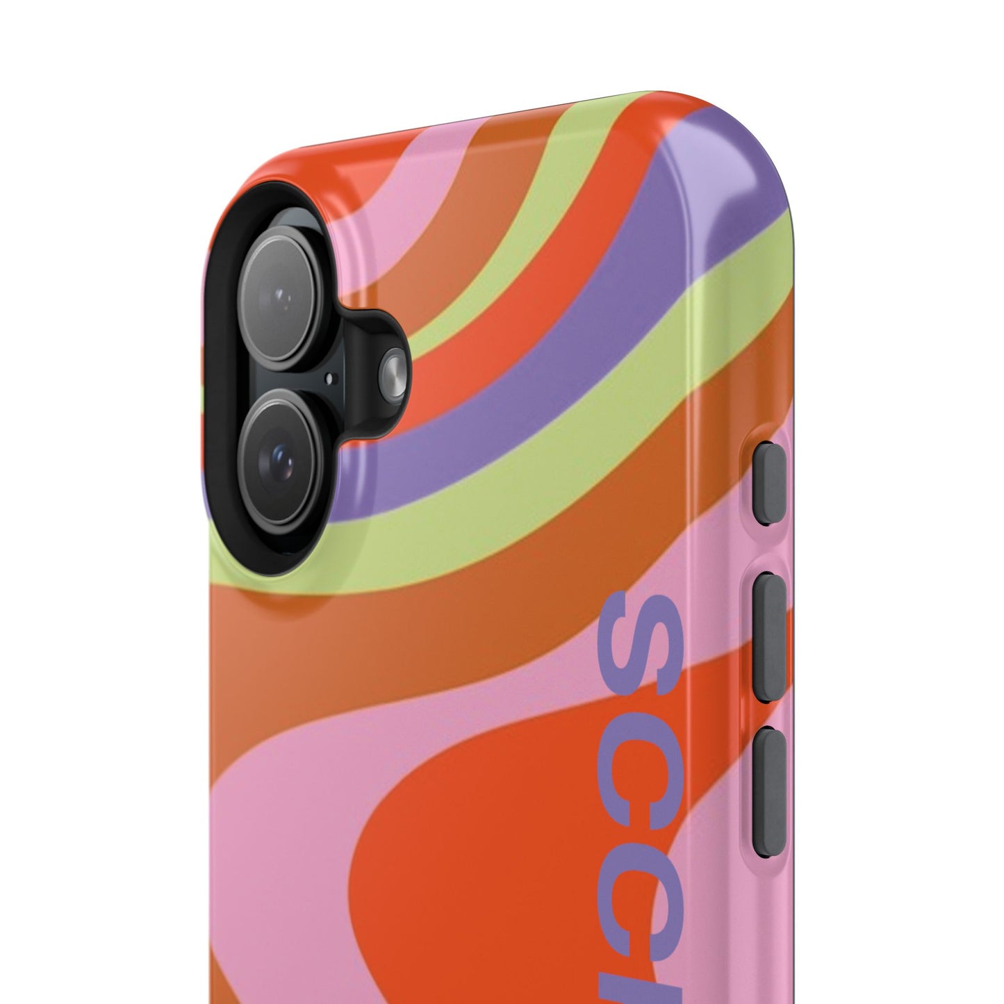 Curvy Swirl Phone Case for "IOS or Apple"