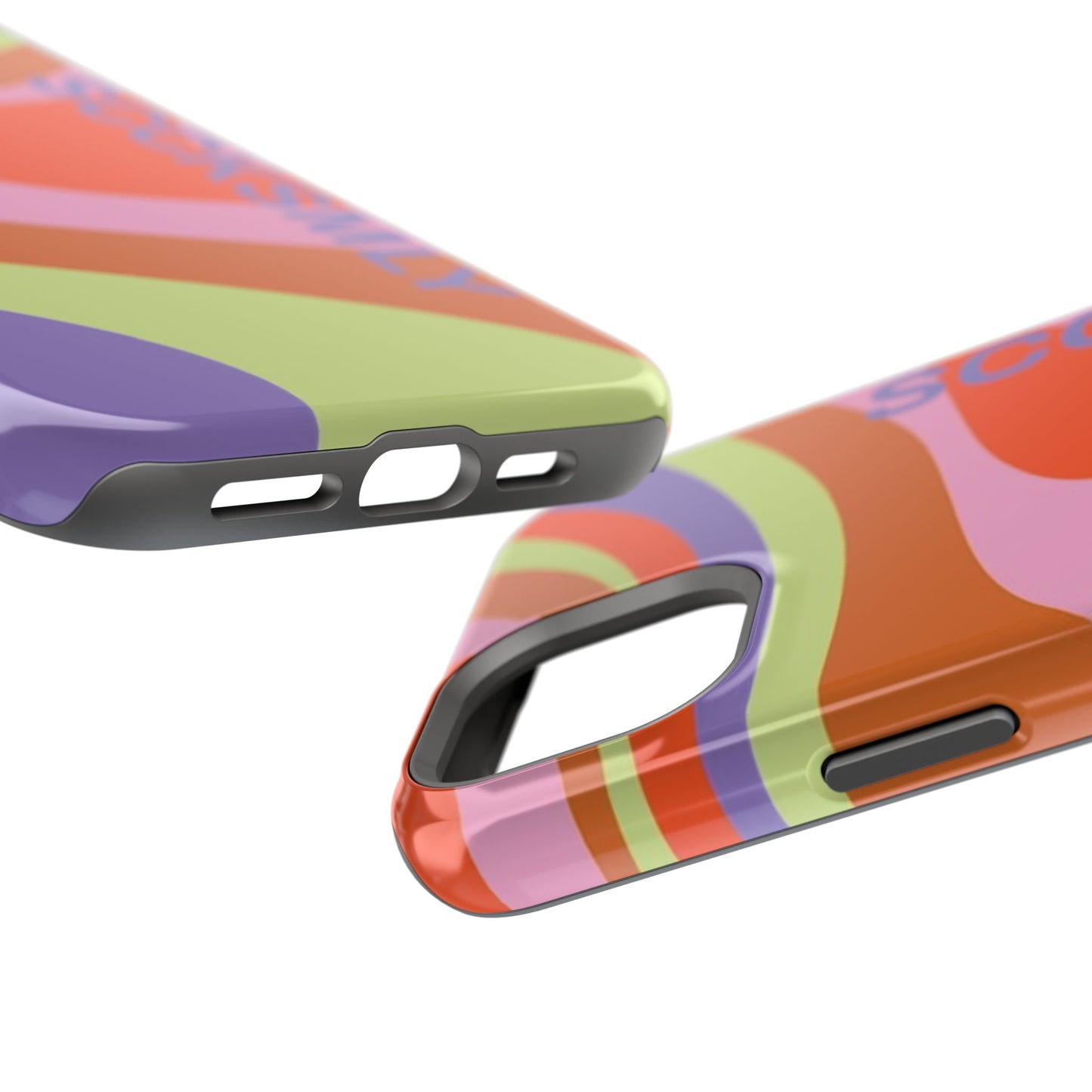 Curvy Swirl Phone Case for "IOS or Apple"