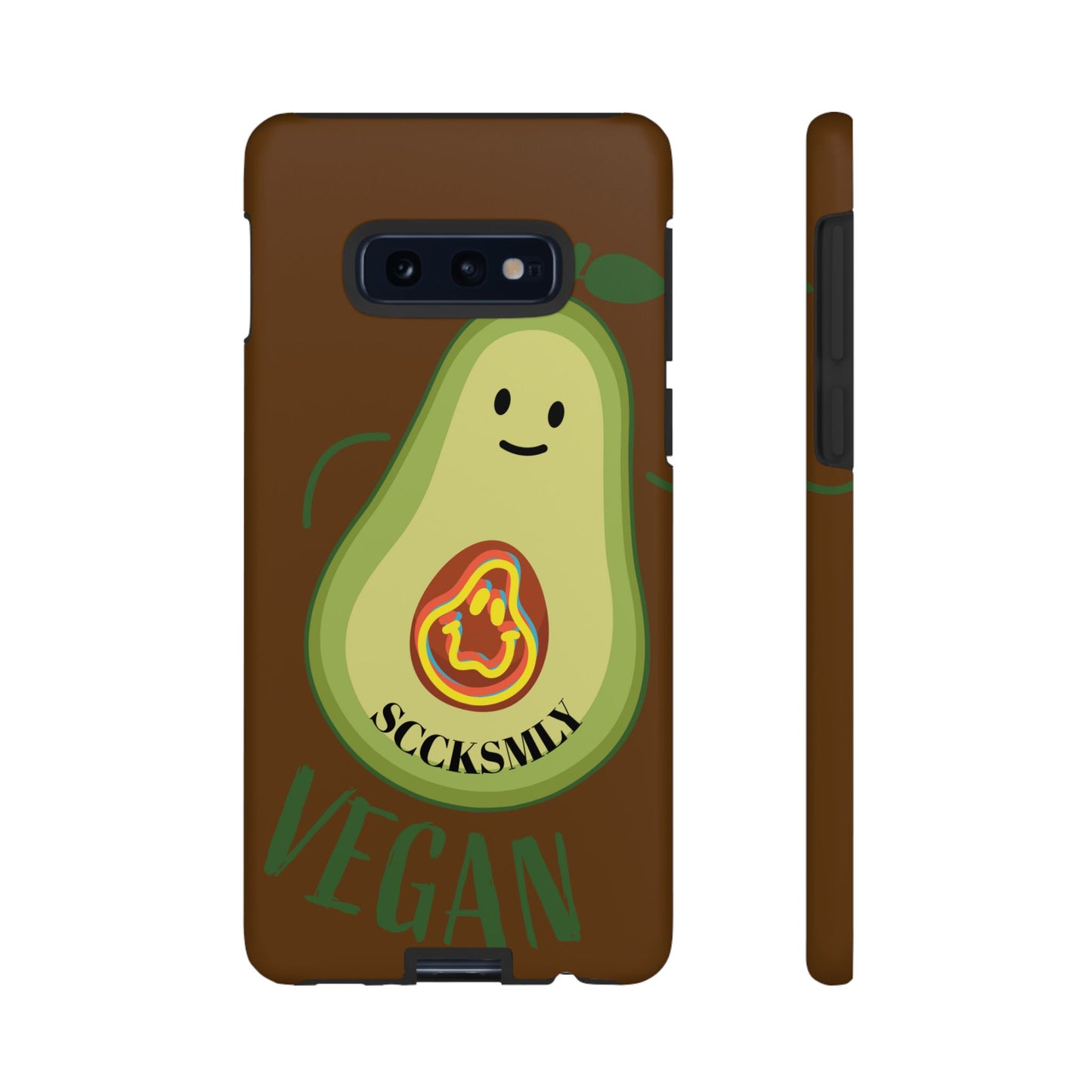 "Android" Playful Vegan Avocado Phone Case - Tough, Durable Protection with a Fun Design