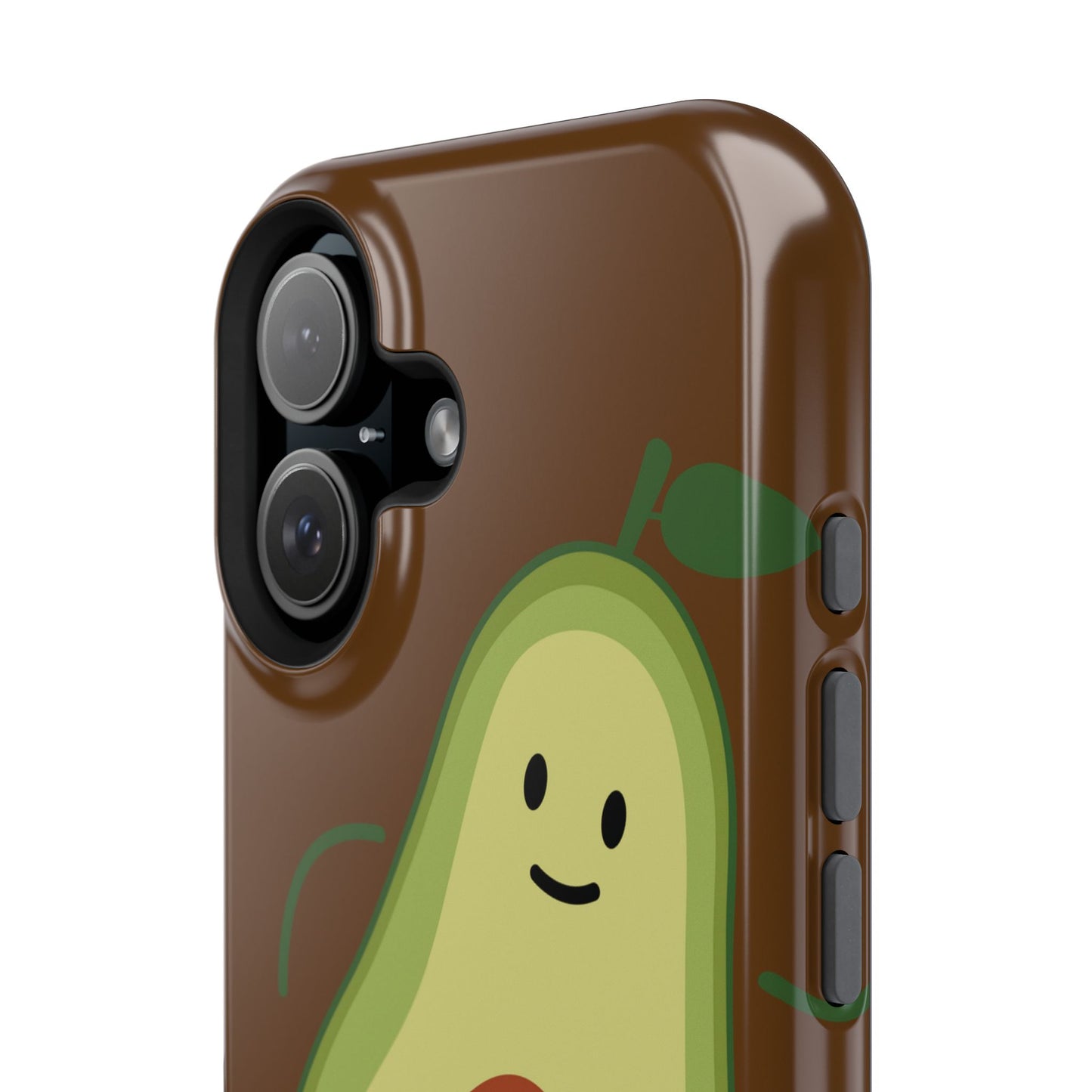 "IOS or Apple" Playful Vegan Avocado Phone Case - Tough, Durable Protection with a Fun Design