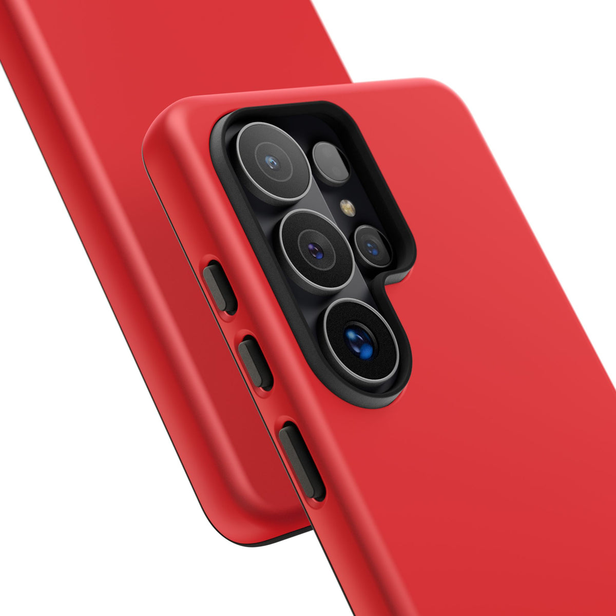 SOLID Screaming Red Tough Case for Samsung