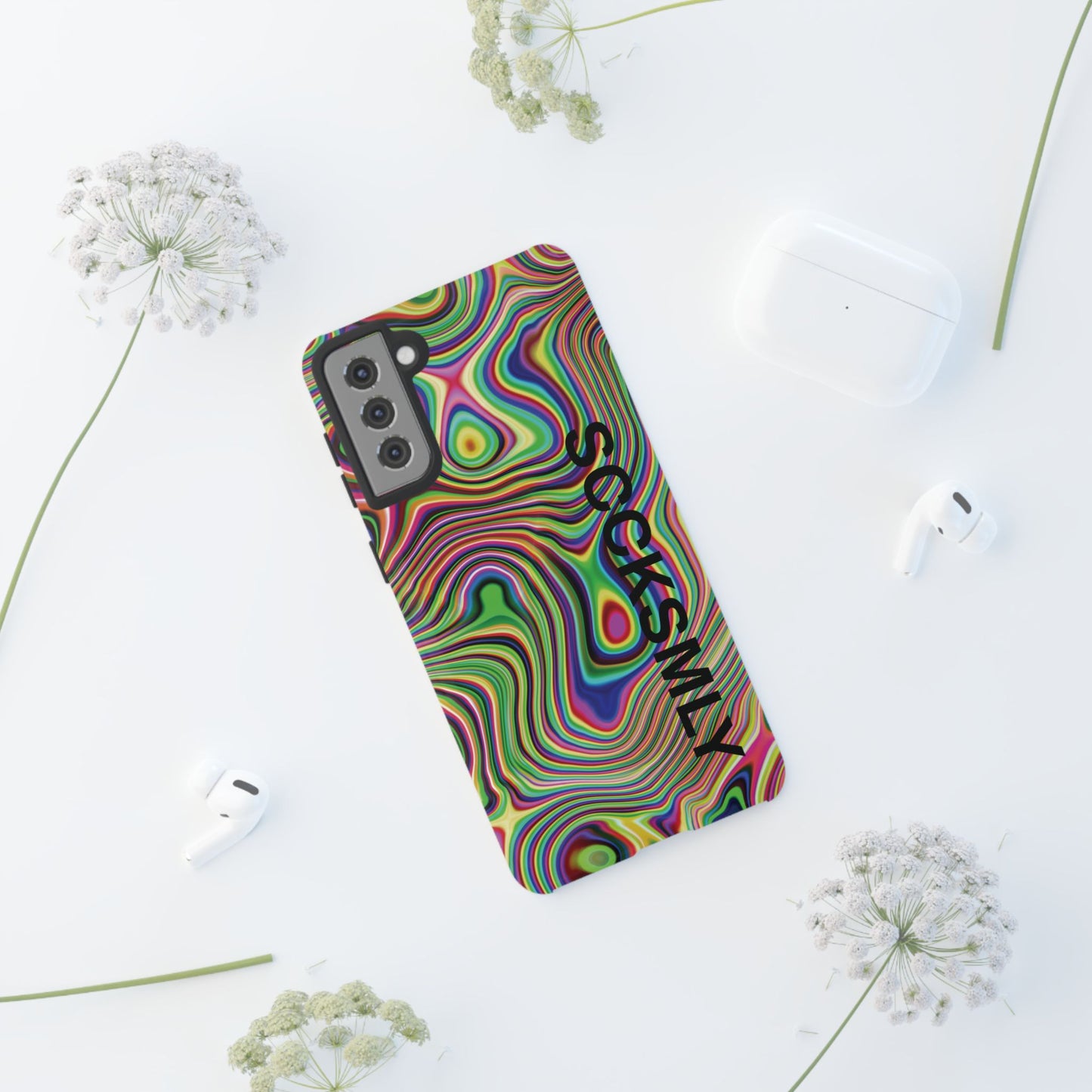 Acid Swirl Phone Case for Samsung