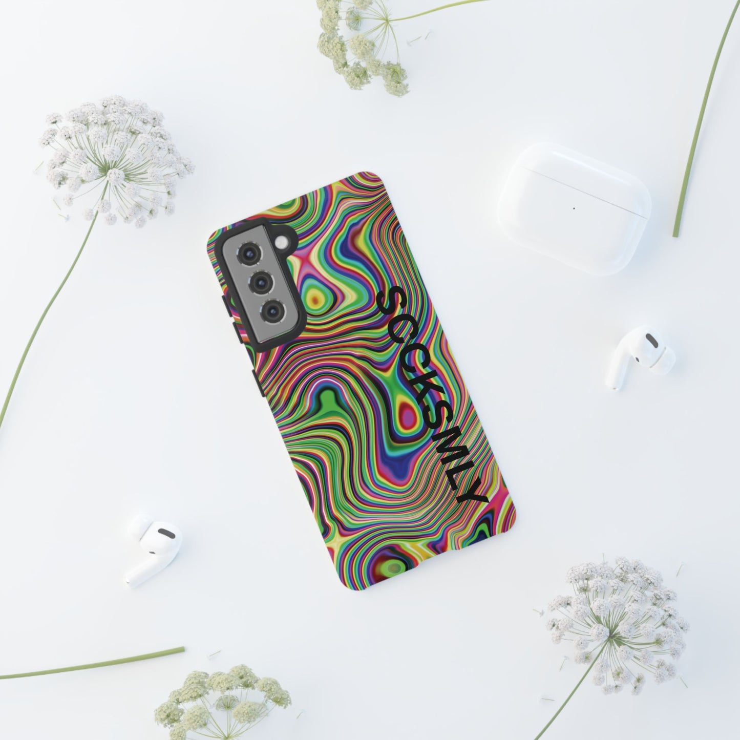 Acid Swirl Phone Case for Samsung