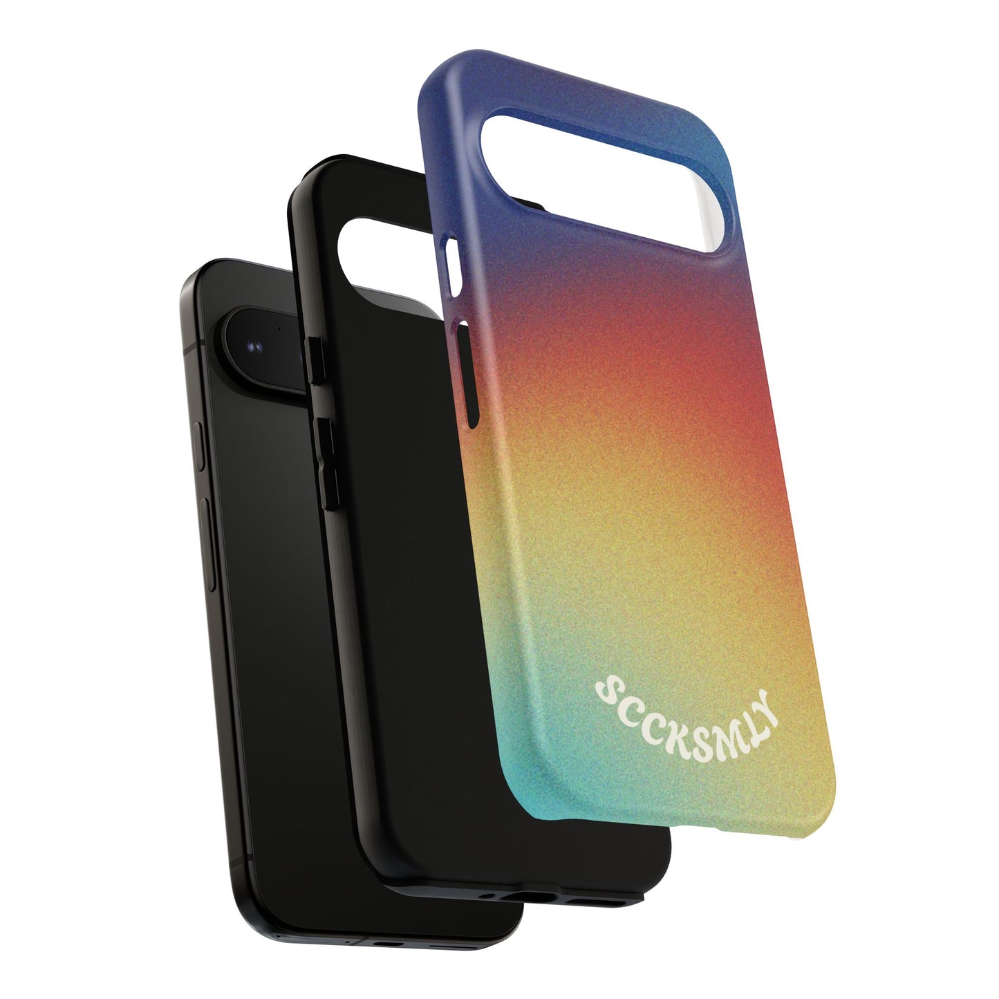 Faded Sunset Aura Tough Phone Case for Google Pixel