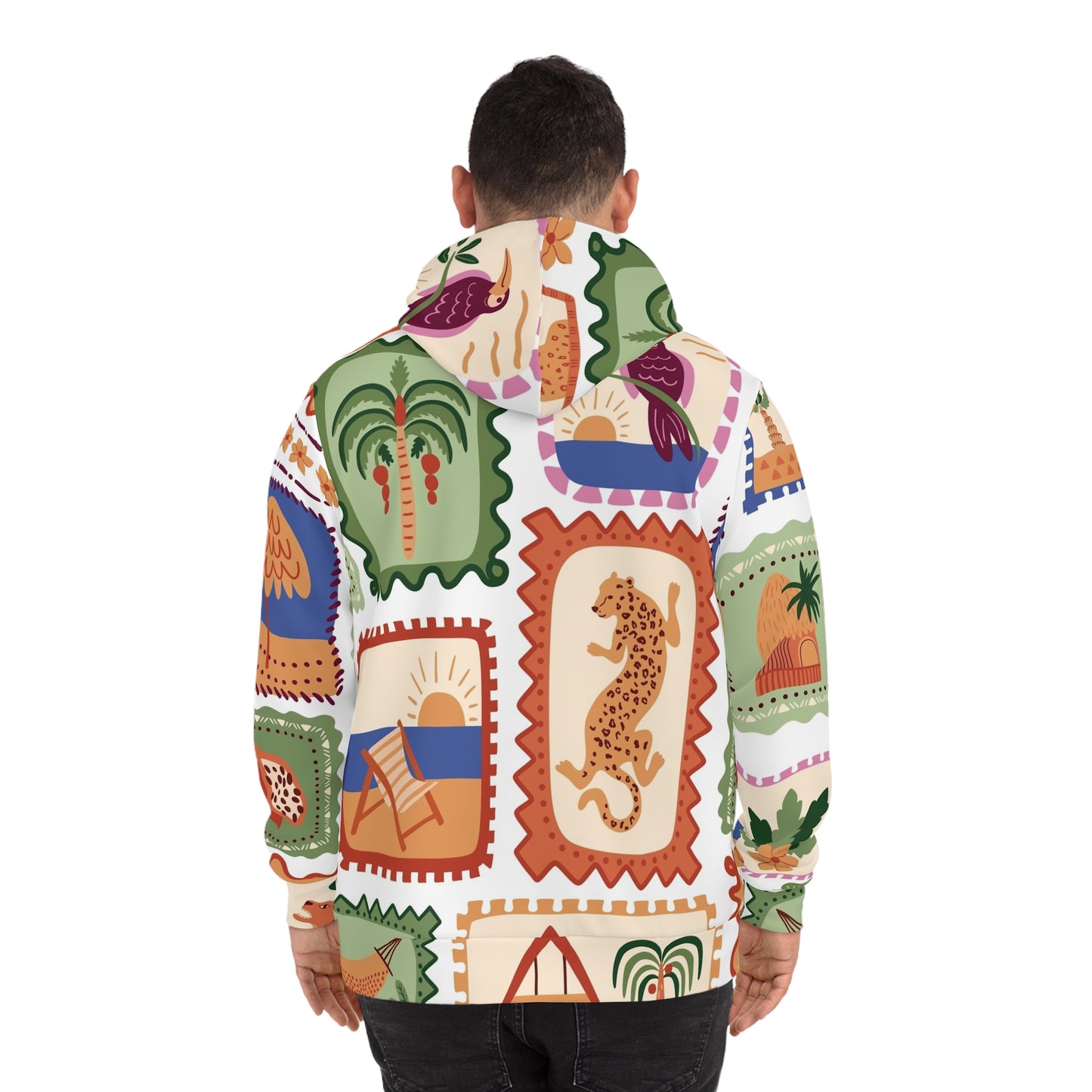 Tropical SCCKSMLY Men's Print Hoodie