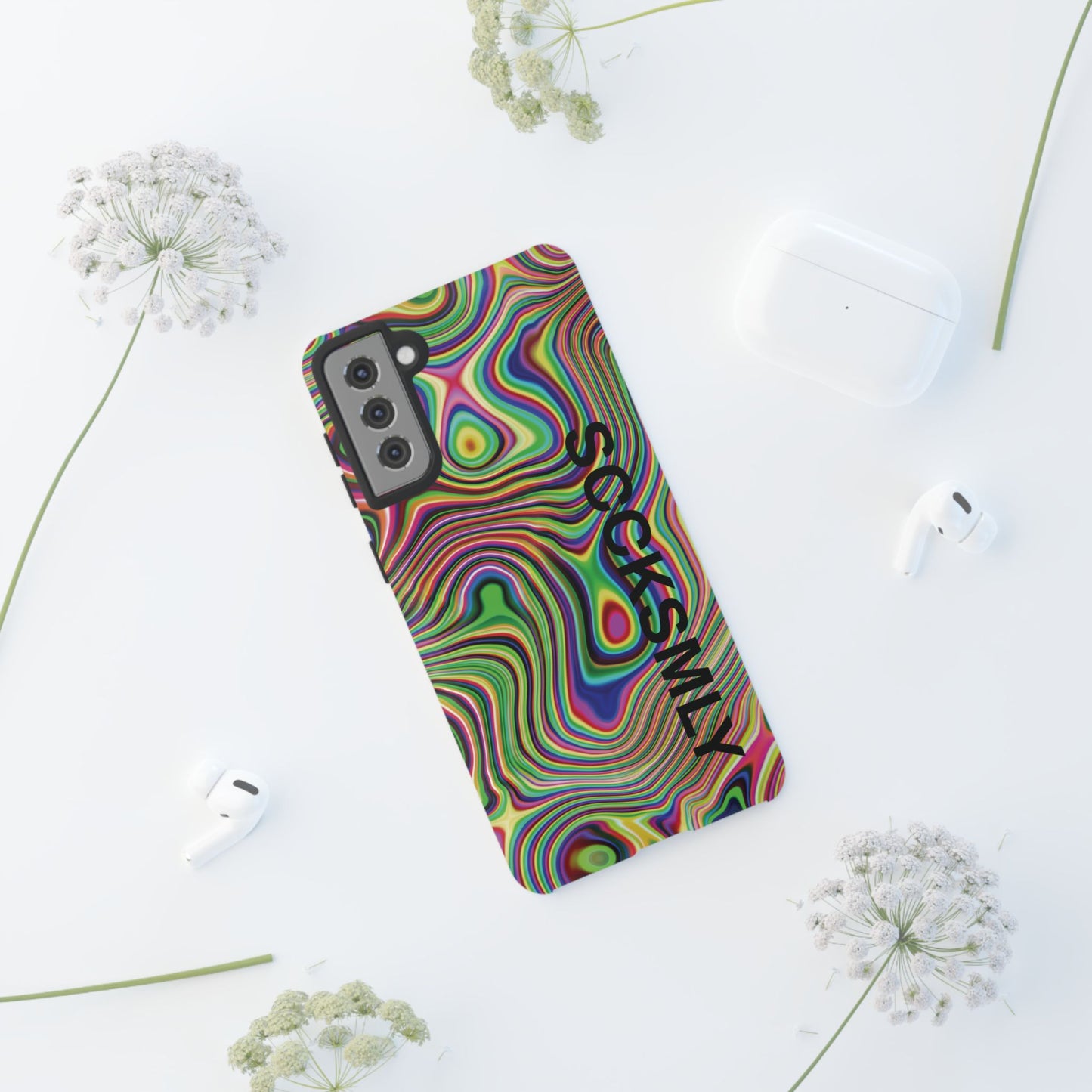 Acid Swirl Phone Case for Samsung