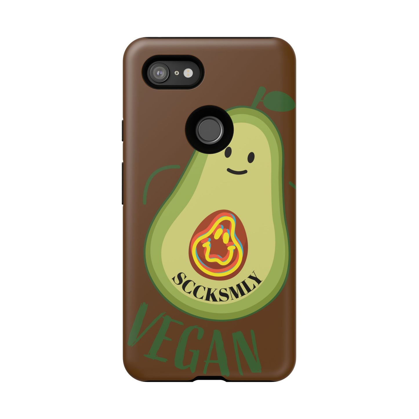 "Google Pixel" Playful Vegan Avocado Phone Case - Tough, Durable Protection with a Fun Design