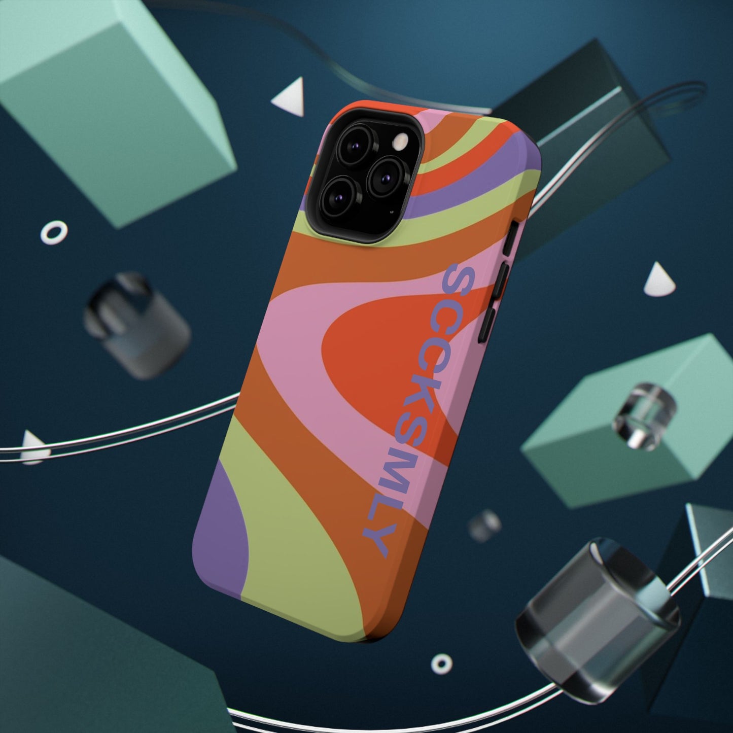 Curvy Swirl Phone Case for "IOS or Apple"