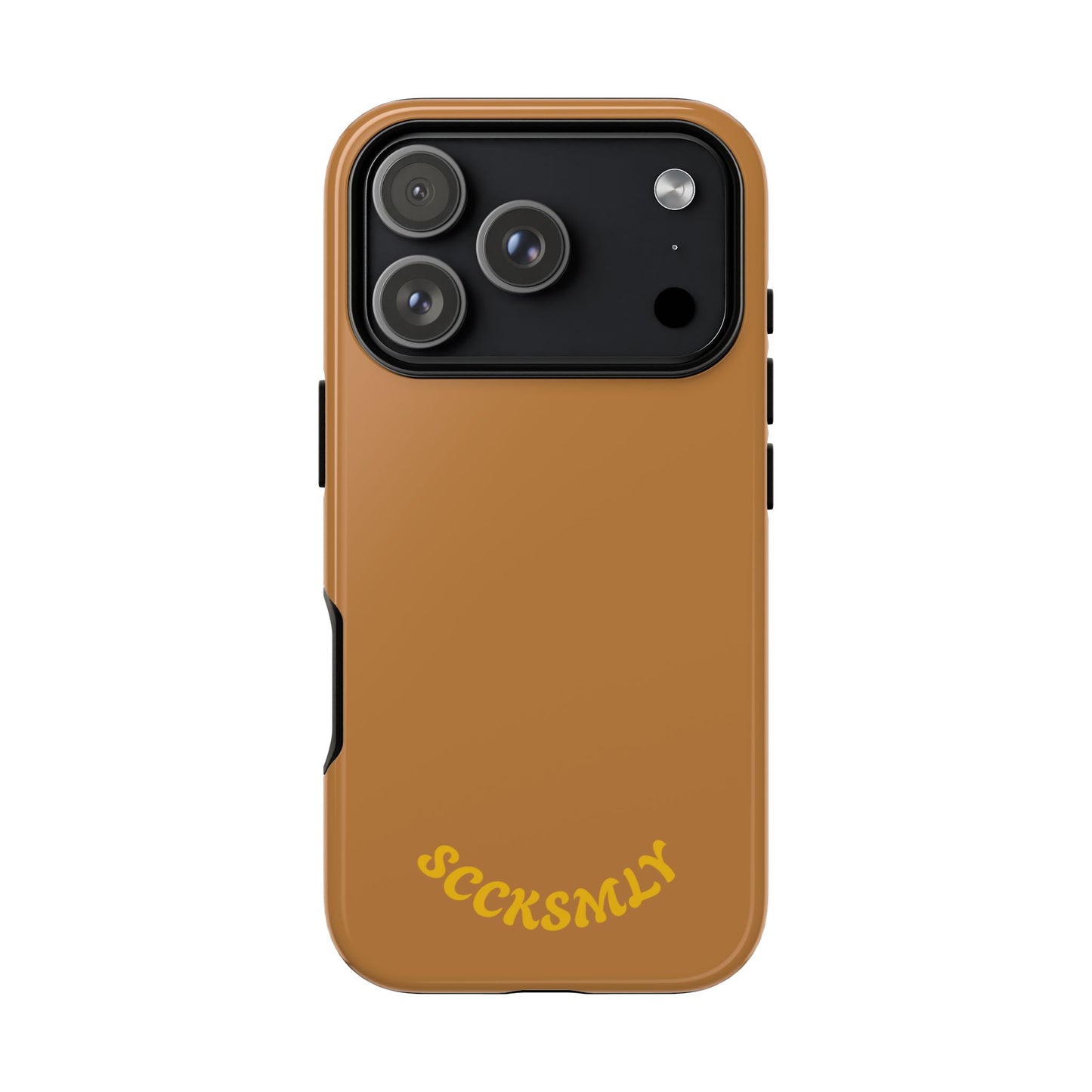 SOLID Spiced Caramel Tough Case for Apple