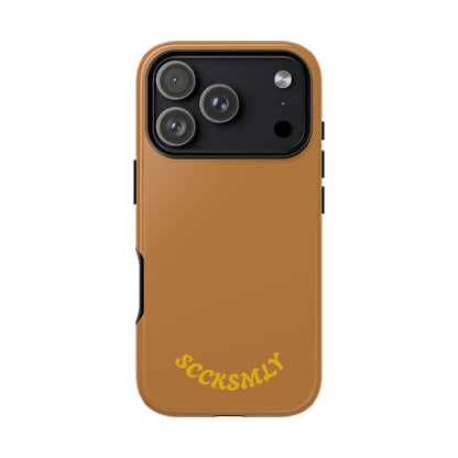 SOLID Spiced Caramel Tough Case for Apple