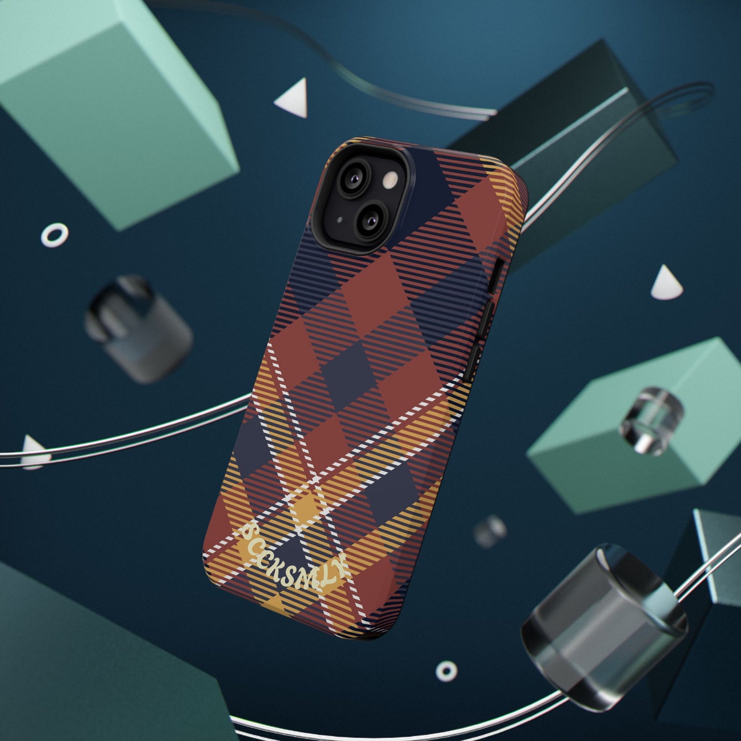 Harvest Tartan Phone Case for Apple