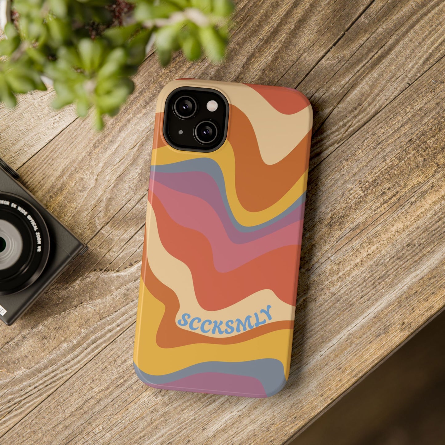 Warm Retro Phone Case for Apple