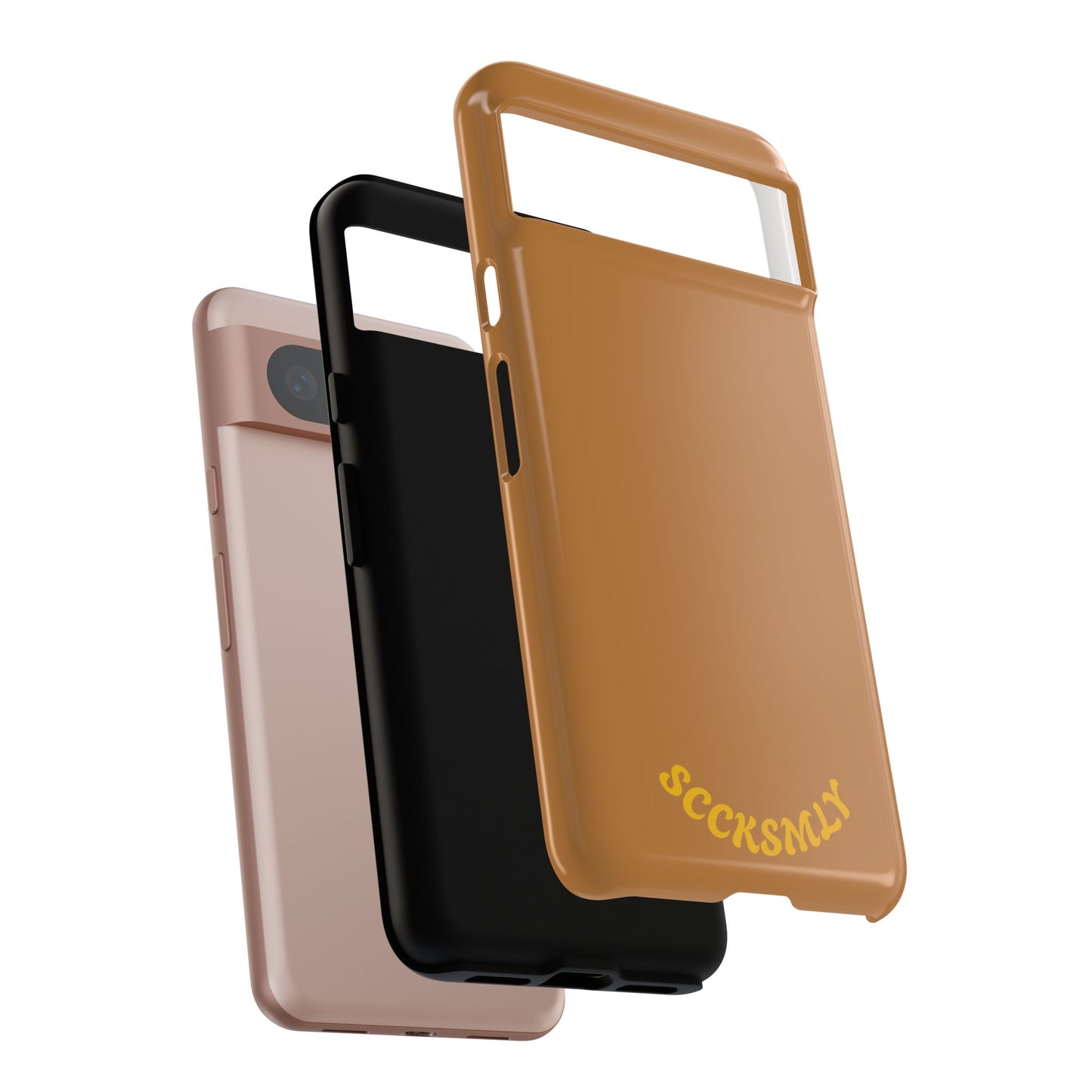 SOLID Spice Caramel Tough Case for Google Pixel