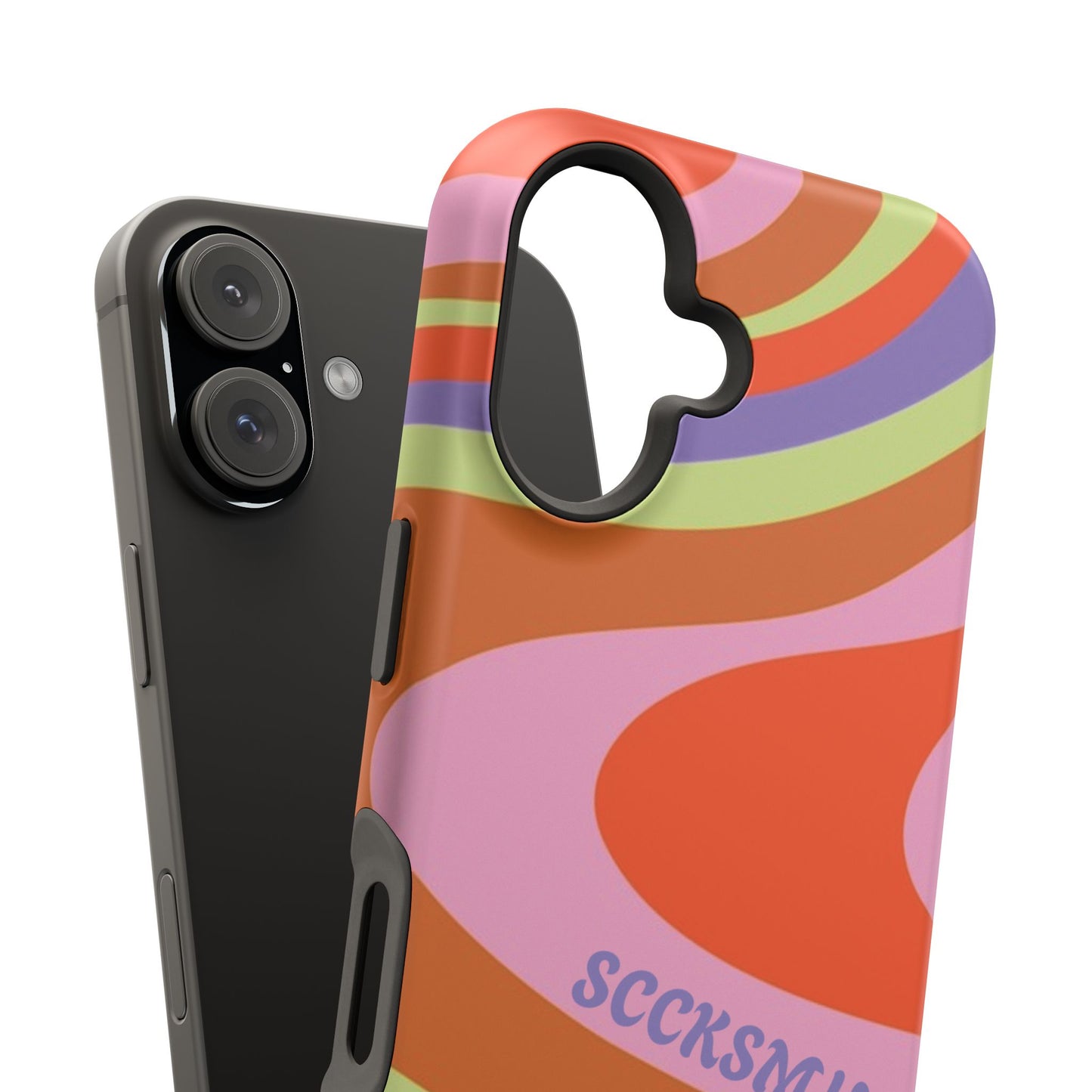 Curvy Swirl Phone Case for Apple