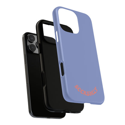 Periwinkle Blue Tough Phone Case for Apple