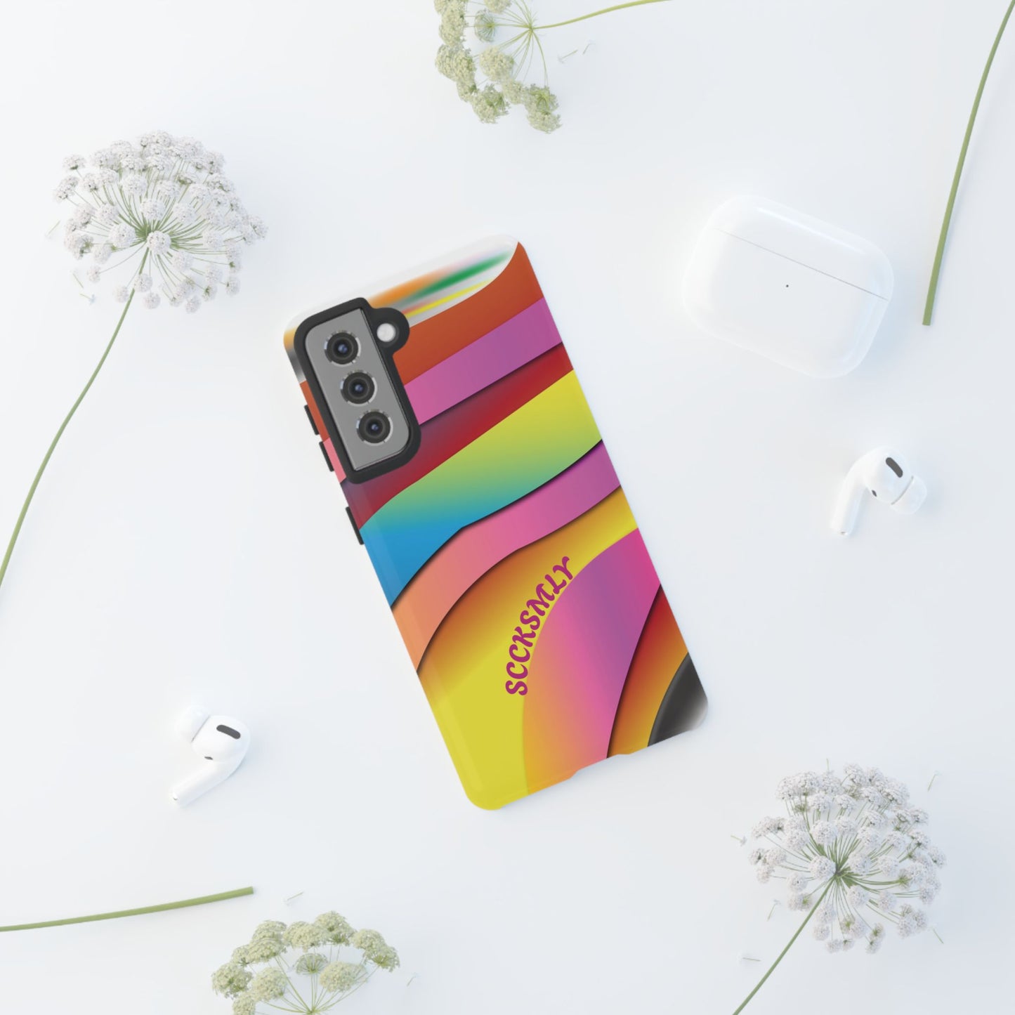 Modern Retro Rainbow Phone Case for Samsung