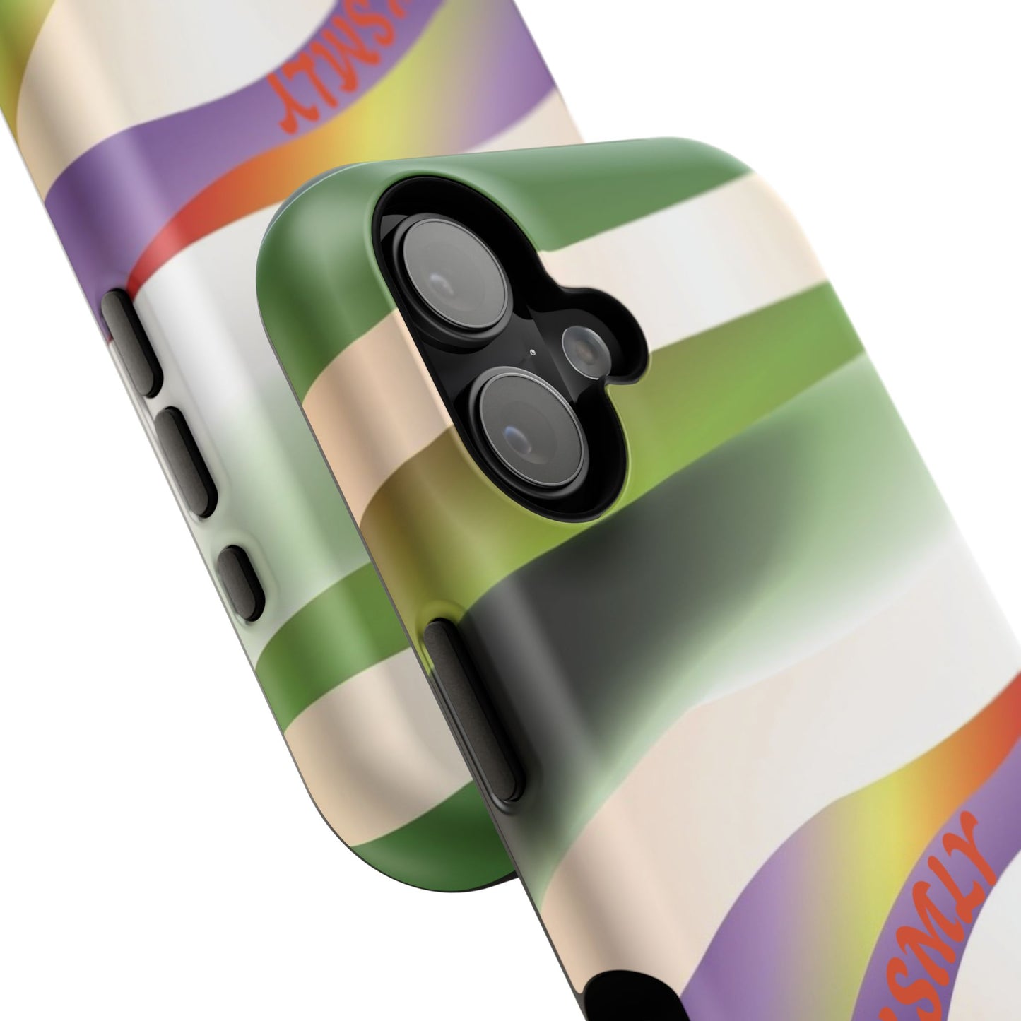 Green Waves Phone Case for Apple
