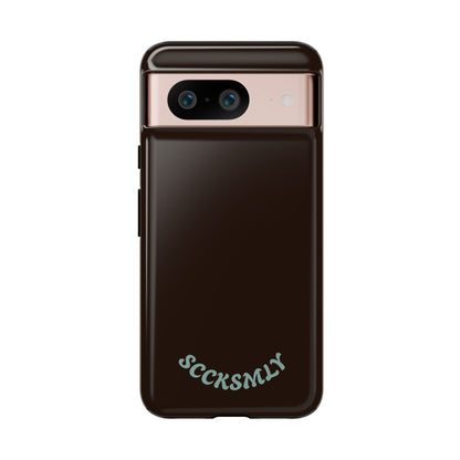 SOLID Espresso Mint Tough Phone Case for Google Pixel