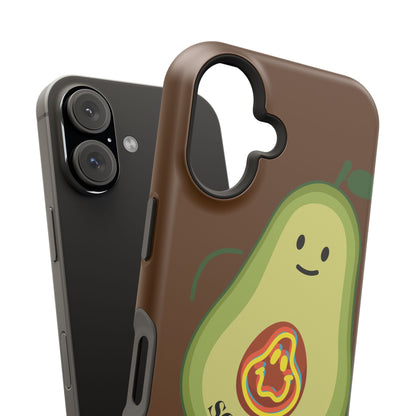 Playful Vegan Avocado Tough Phone Case Apple