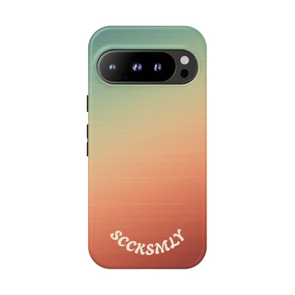 Warm Ombré Tough Phone Case for Google Pixel