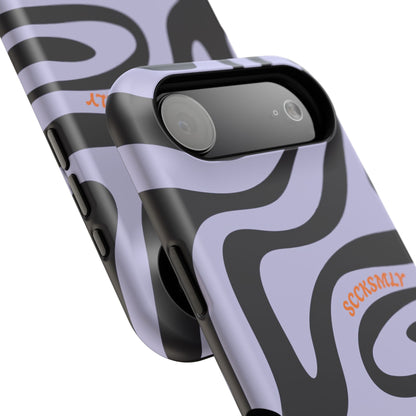 Purple Swirl Phone Case for Apple