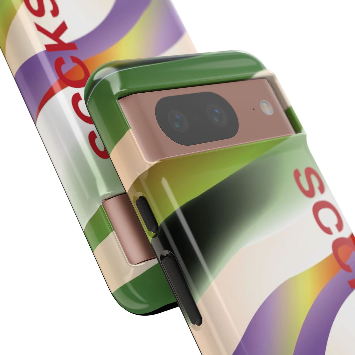 Green Waves Phone Case for Google Pixel