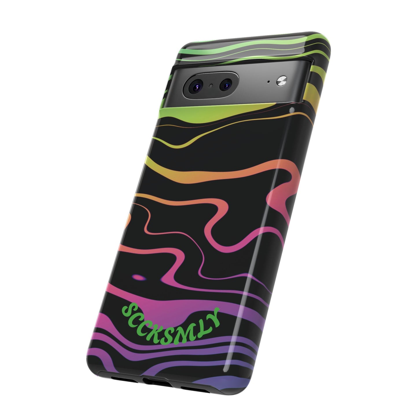 Dark Rainbow Tough Case For Google Pixel
