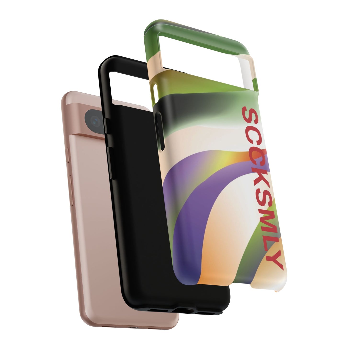 Green Waves Phone Case for Google Pixel