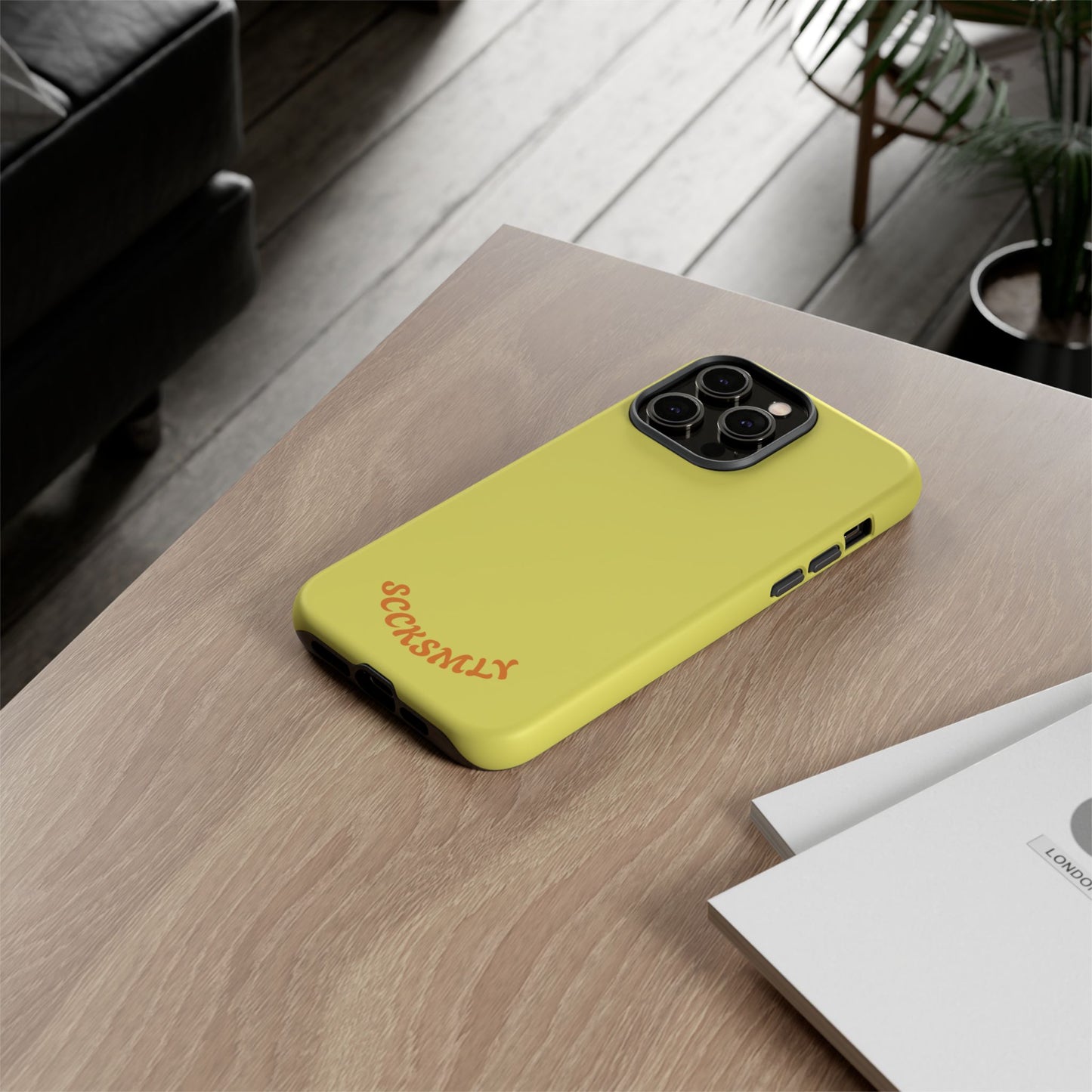 SOLID Lemon Dijon Glaze Tough Case for Apple