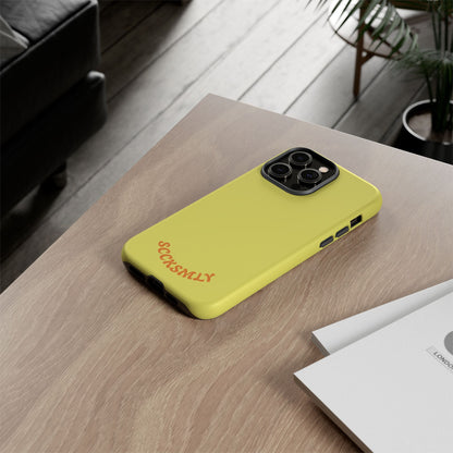 SOLID Lemon Dijon Glaze Tough Case for Apple