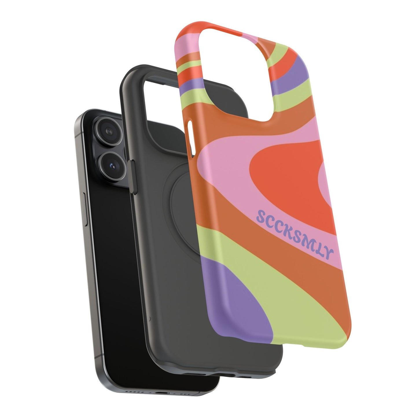 Curvy Swirl Phone Case for Apple