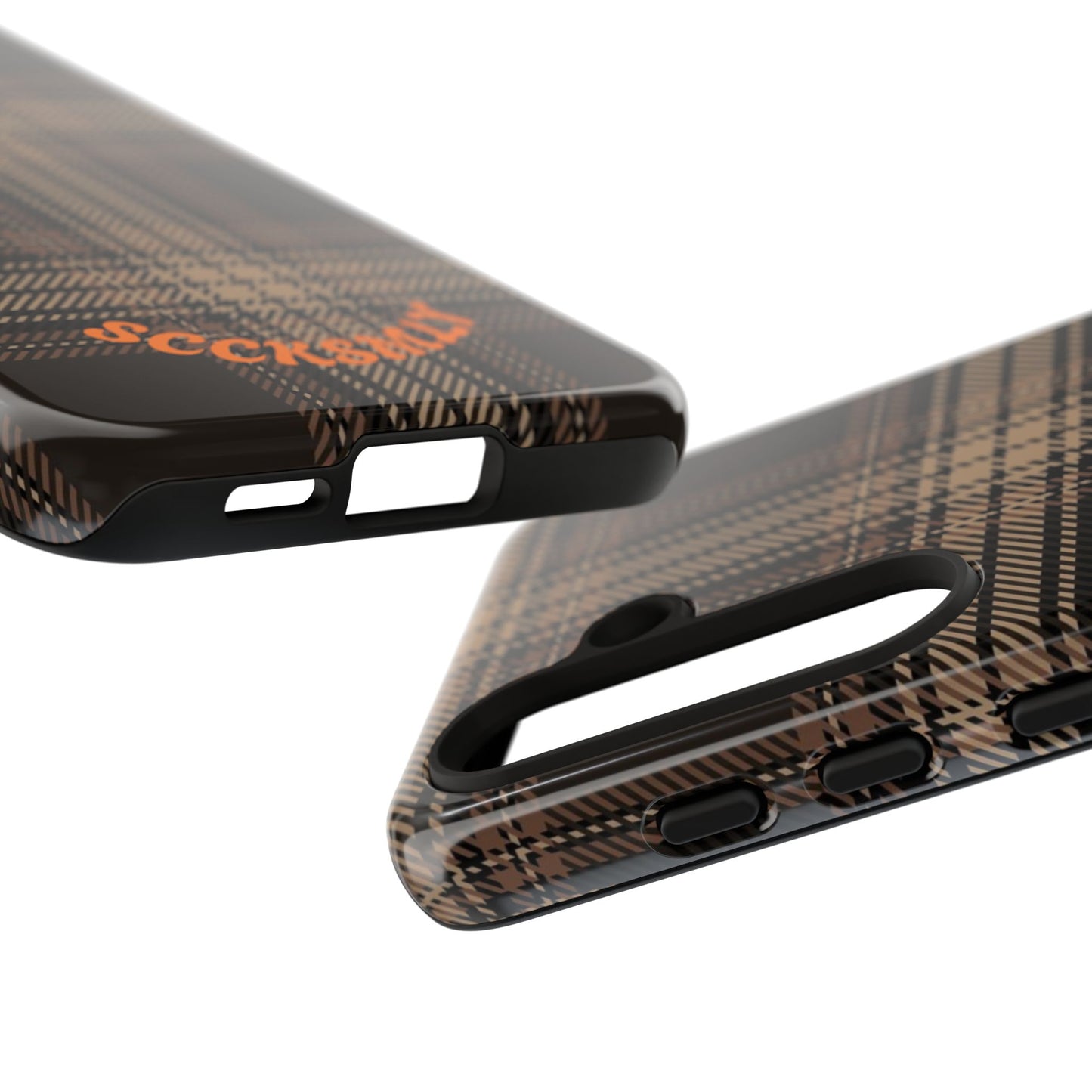 Brown Bread Plaid Tough Phone Case Samsung