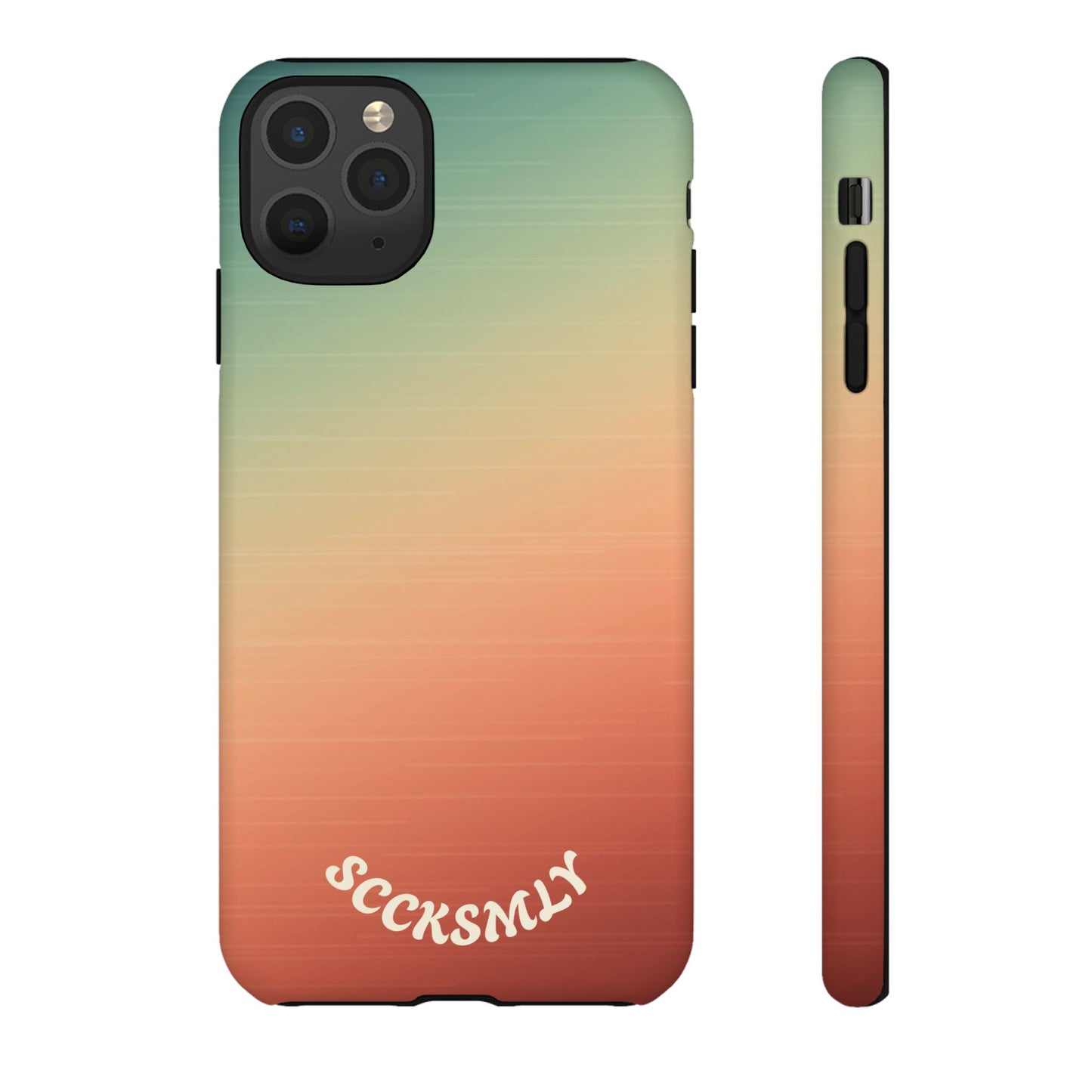 Warm Ombré Tough Phone Case for Apple