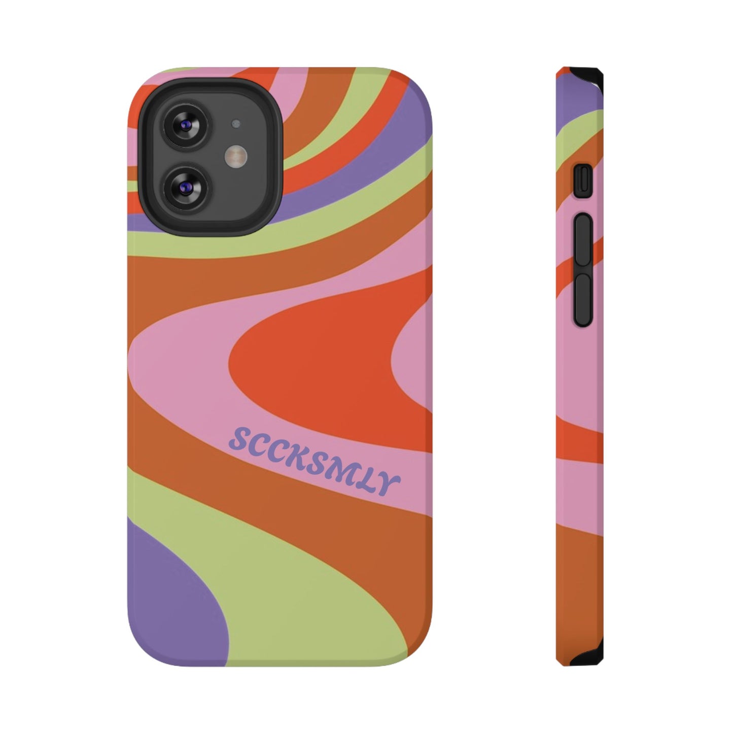 Curvy Swirl Phone Case for Apple
