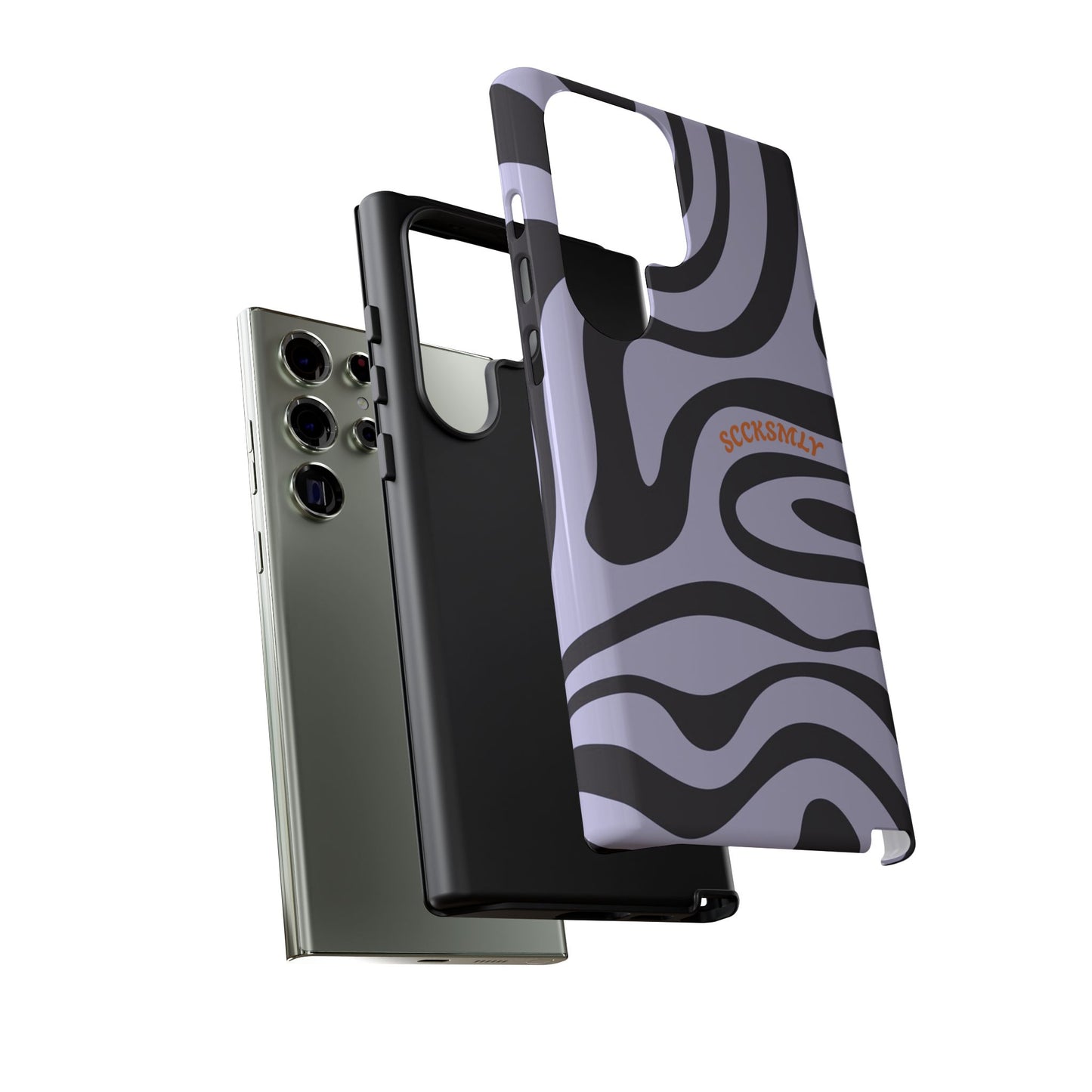 Purple Swirl Phone Case for Samsung