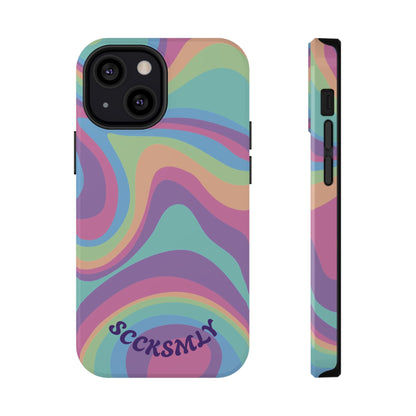 Pastel Swirl Phone Case for Apple