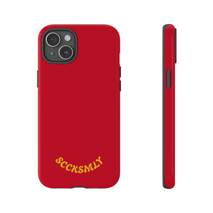SOLID Calm Cherry Tough Case for Apple
