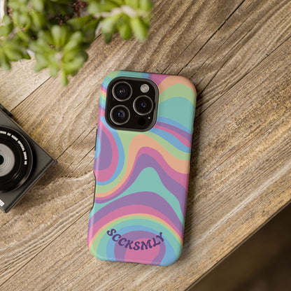 Pastel Swirl Phone Case for Apple