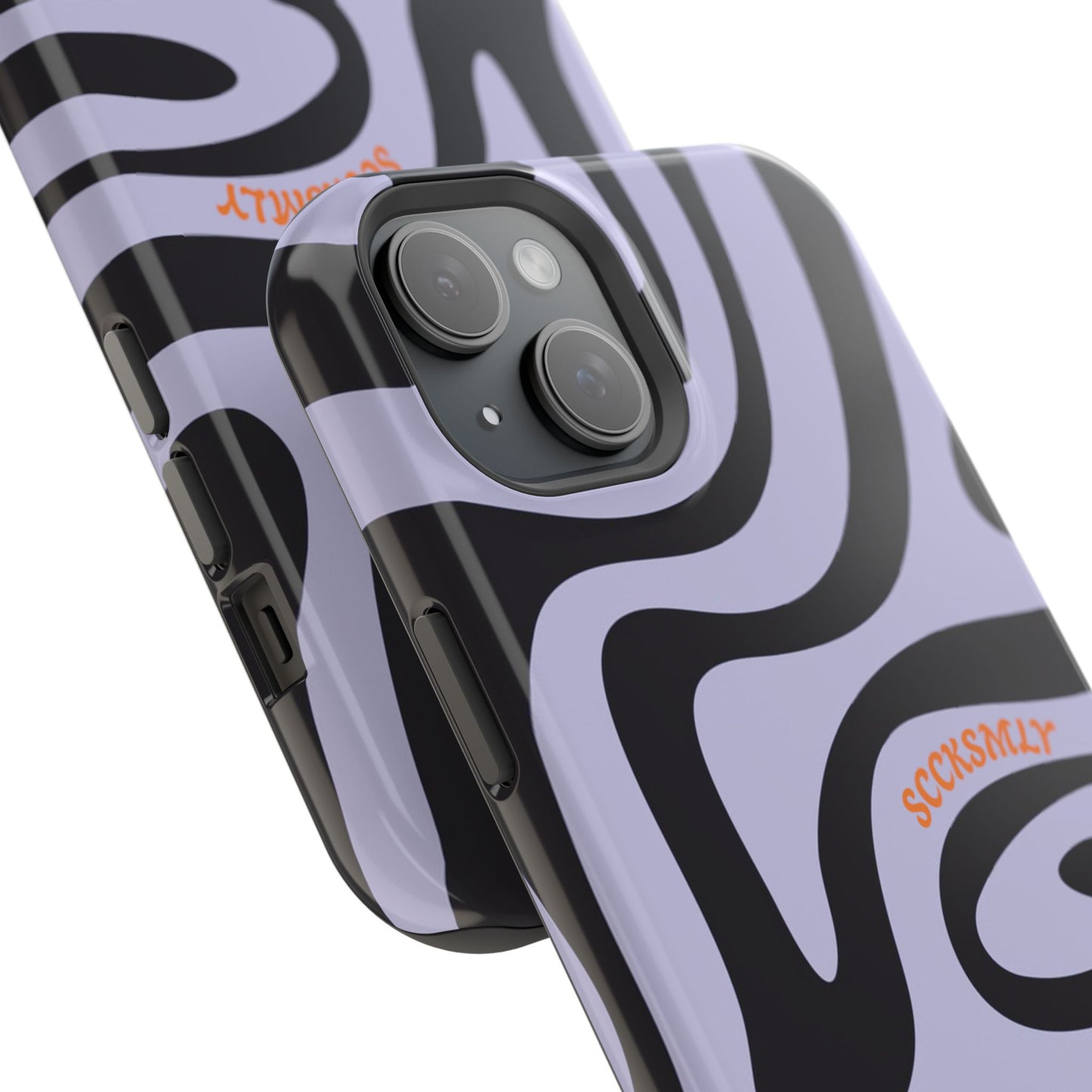 Purple Swirl Phone Case for Apple