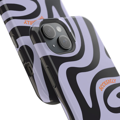 Purple Swirl Phone Case for Apple