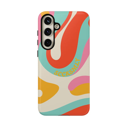 Psychodelic Acid Swirl Phone Case for Samsung