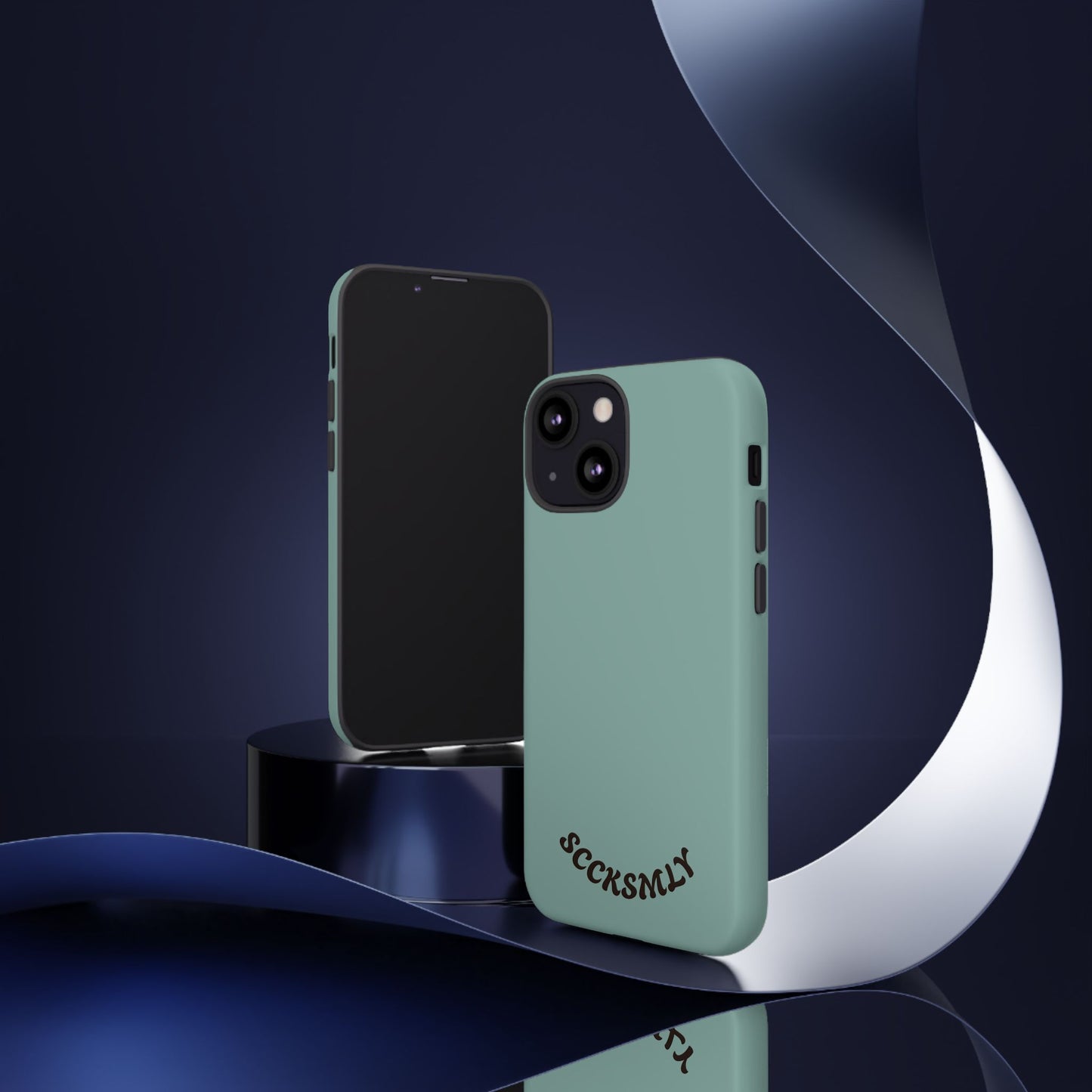 SOLID Fudge Mint Crunch Tough Phone Case for Apple