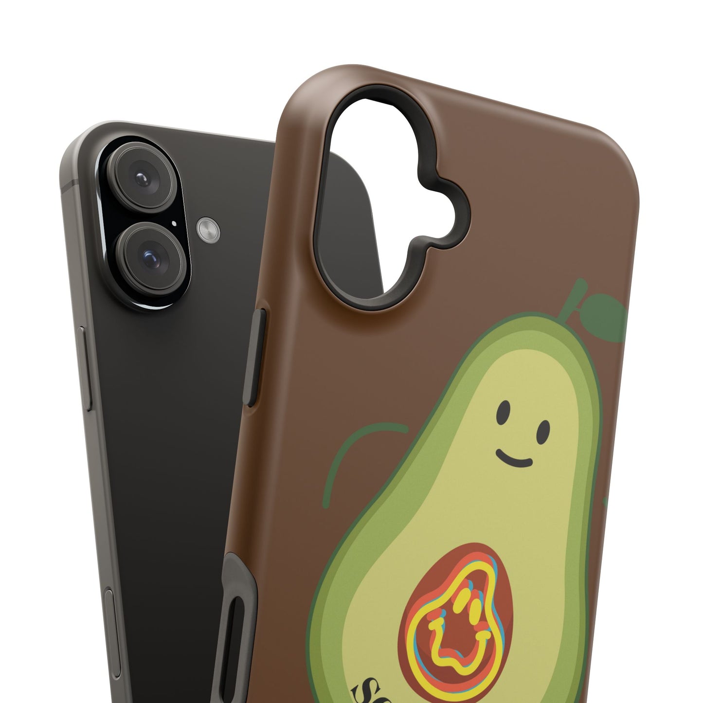 Playful Vegan Avocado Tough Phone Case Apple