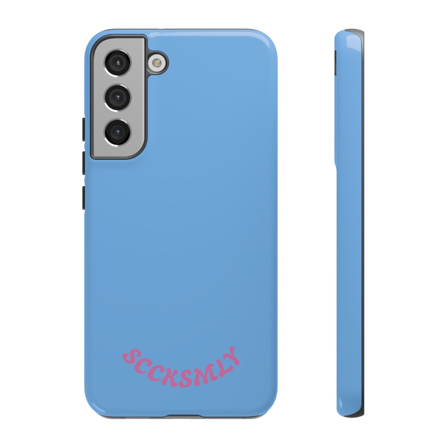 SOLID Blue Candie Tough Case for Samsung