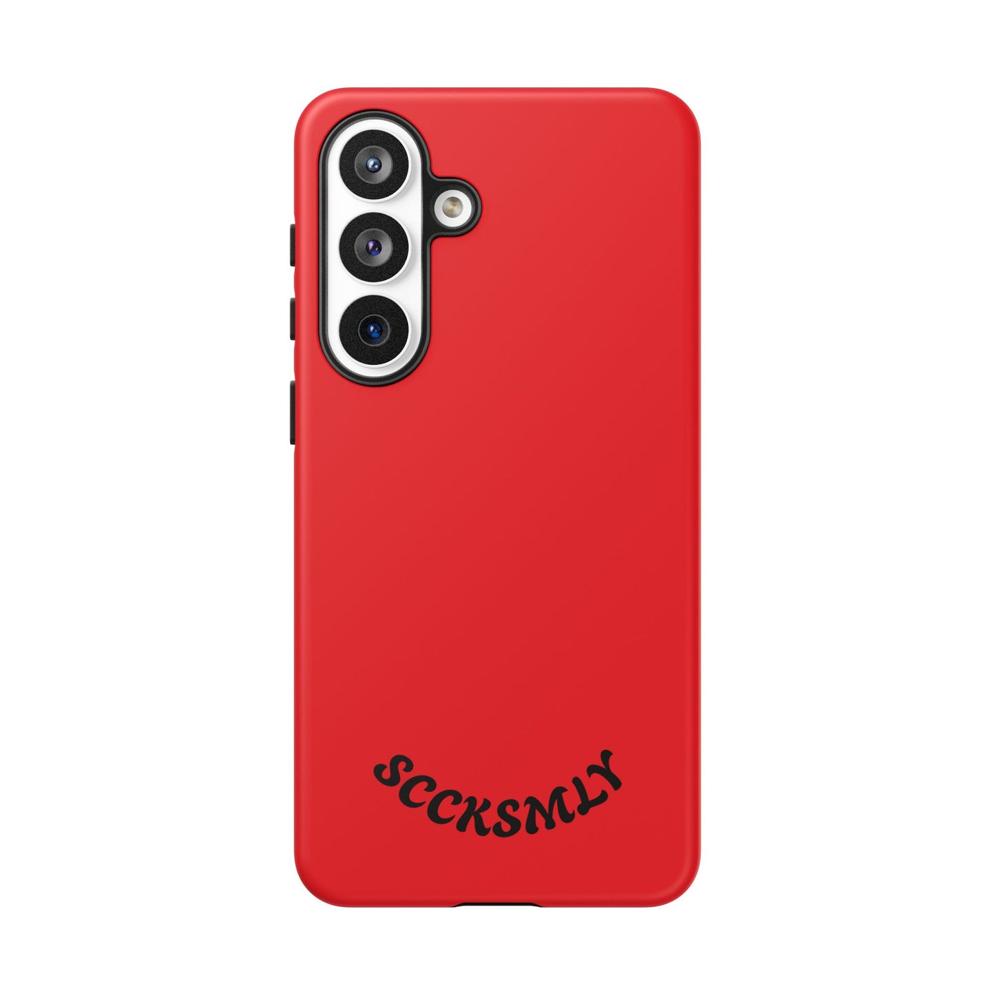 SOLID Screaming Red Tough Case for Samsung