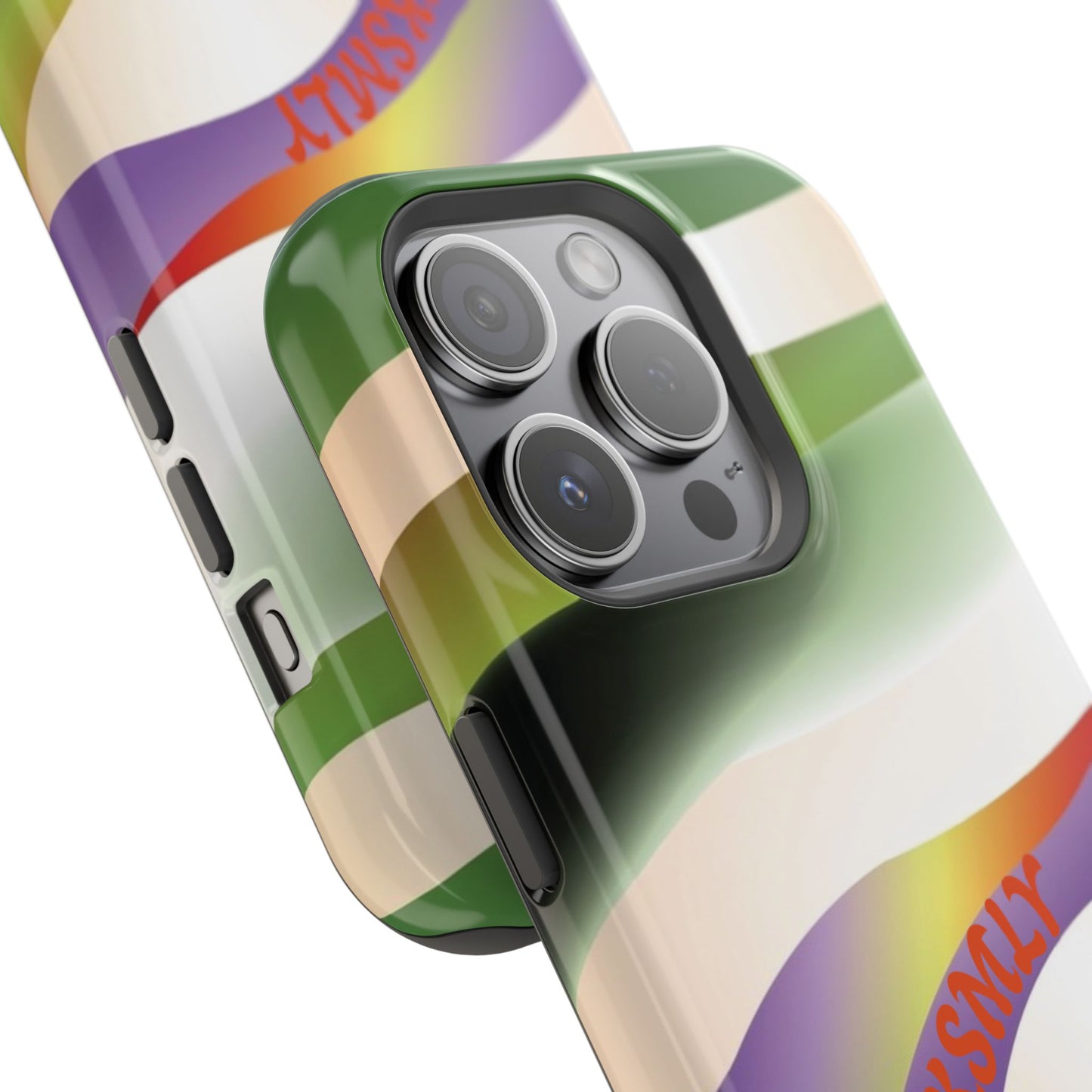 Green Waves Phone Case for Apple