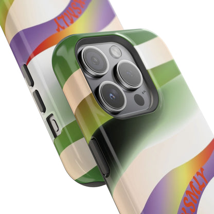 Green Waves Phone Case for Apple