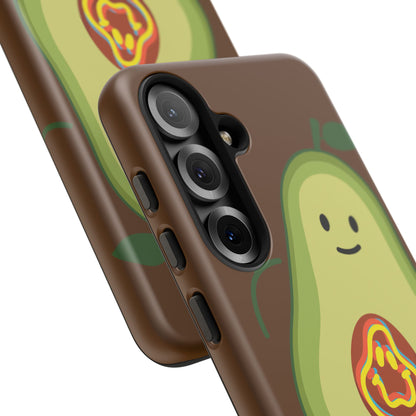Playful Vegan Avocado Phone Case for Samsung