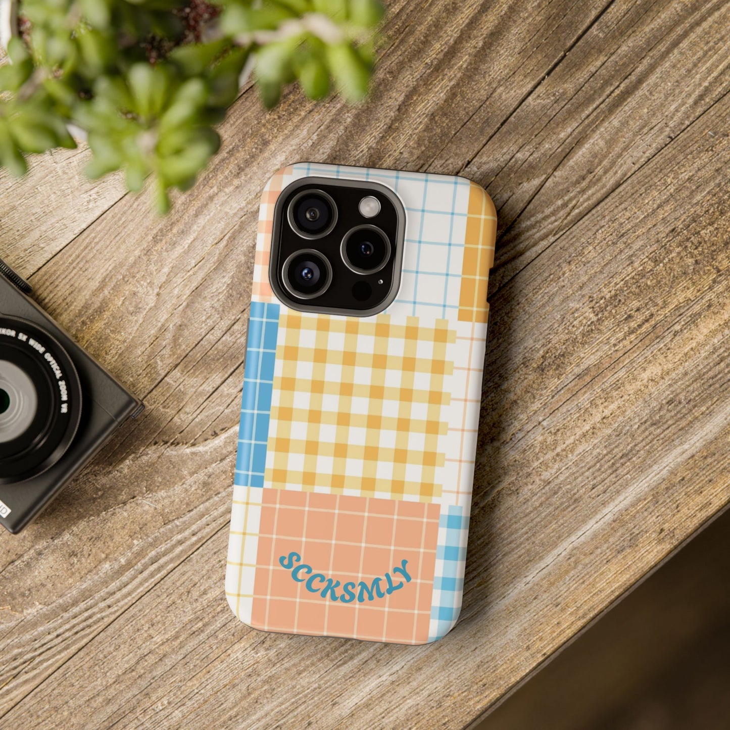 Joy Checkmate Phone Case for Apple