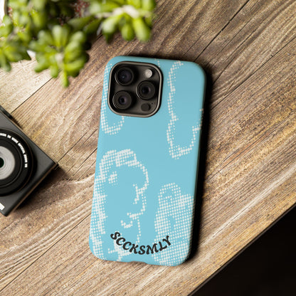 Comic Dot Sky Tough Phone Case for Apple